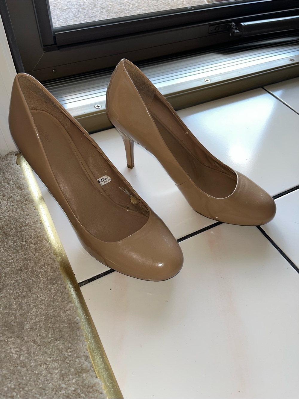 Mossimo Classic Nude Patent High Heel Pumps - Women